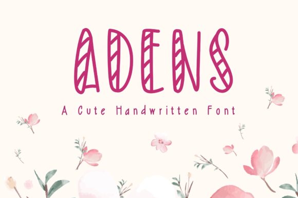 Adens Font: A Simple and Jolly Display Font for Creative Projects