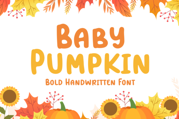 Baby Pumpkin: A Vibrant Font for Autumn-Themed Projects