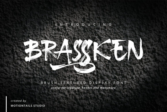 Brassken: A Dramatic Display Font That Elevates Halloween Designs