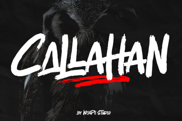 Callahan: A Strategic Brush Display Font for Design Excellence