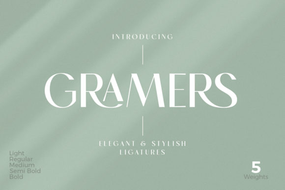 Gramers: A Font That Elevates Design with Elegance and Modernity
