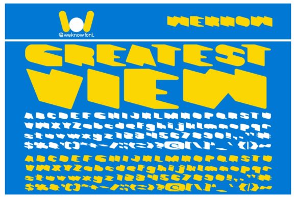 Greatest View: The Bold, Cartoon-Like Display Font That Can Transform Your Designs