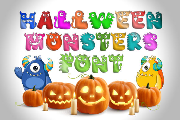 Halloween Monsters: A Playful Font That Brings Spooky Creativity to Life