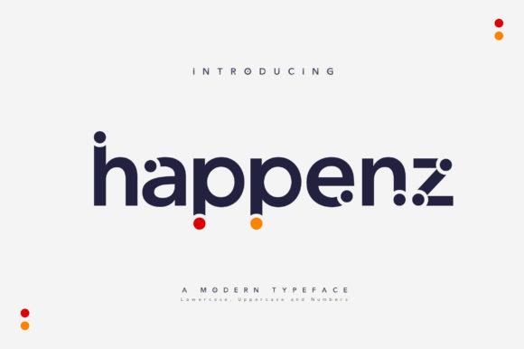 Happenz Font: A Playful Touch for Modern Design