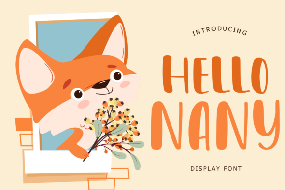 Hello Nany Font for Creative Projects