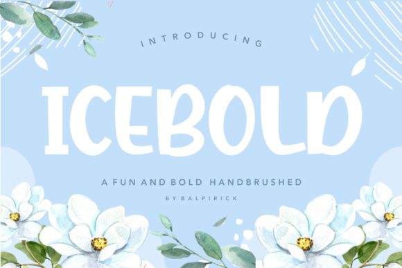Icebold: A Playful Font That Adds Personality to Your Designs