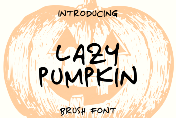 Lazy Pumpkin: A Charming Display Font for Halloween and Beyond