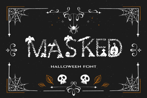 Masked Font: A Quirky Twist for Creative Projects