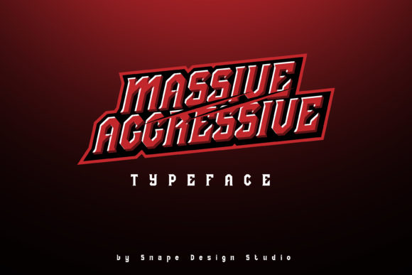 Massive Aggressive: The Bold Display Font That Commands Attention