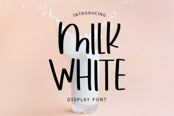 Milk White: A Simple, Versatile Display Font for Modern Design