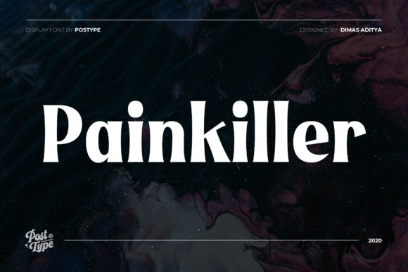 Painkiller: A Bold Display Font That Speaks Volumes in Modern Design