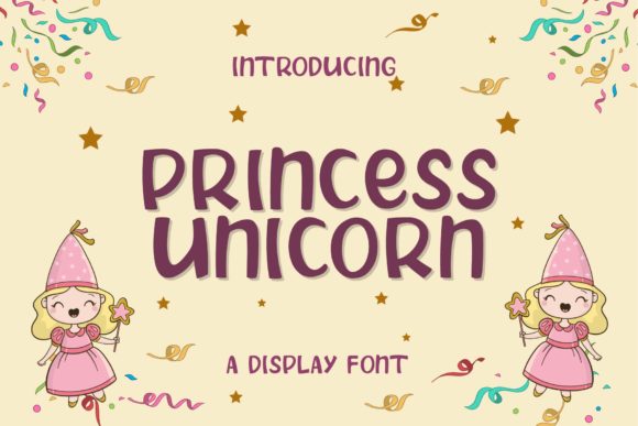 Princess Unicorn: A Simple and Neat Display Font for Every Design Project
