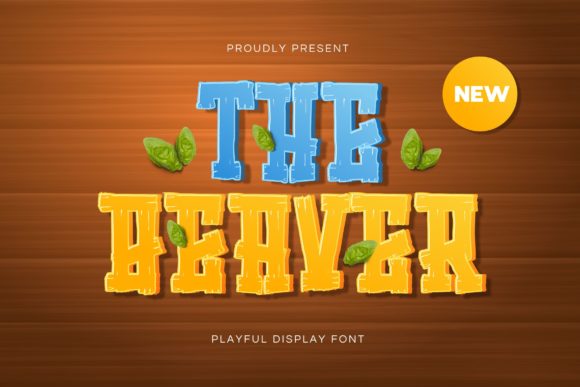 The Beaver Font: Bold, Chunky, and Animal-Friendly