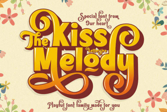The Kiss Melody: A Bold Display Font for Modern Design Needs